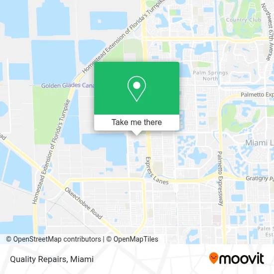 Quality Repairs map