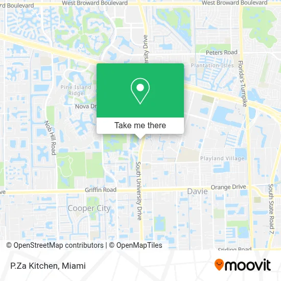 P.Za Kitchen map
