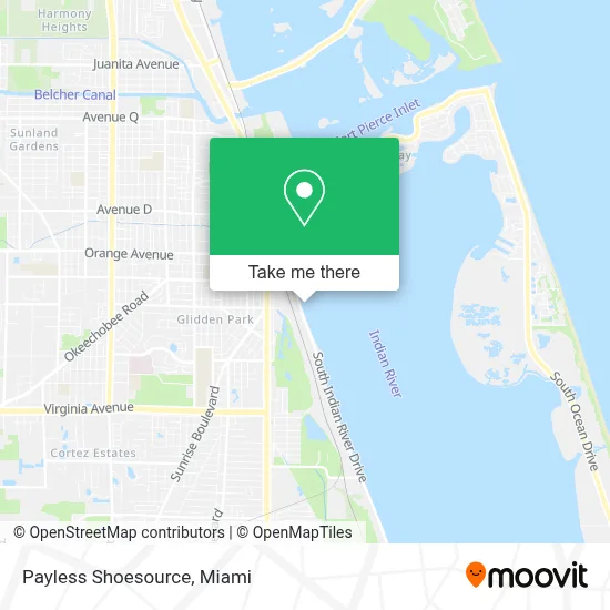 Payless Shoesource map