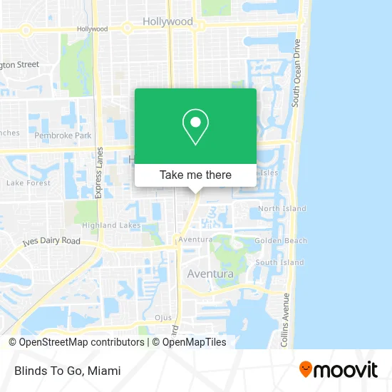Blinds To Go map