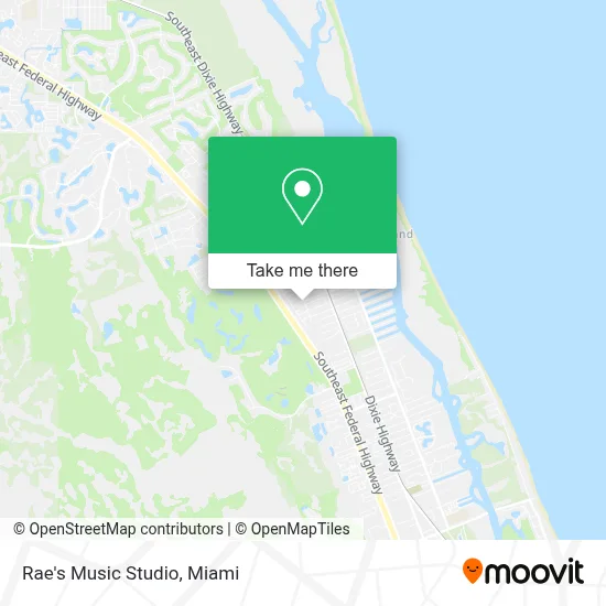 Rae's Music Studio map