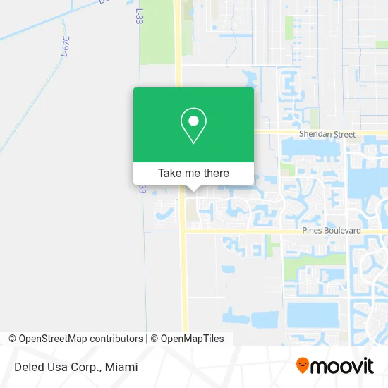 Deled Usa Corp. map