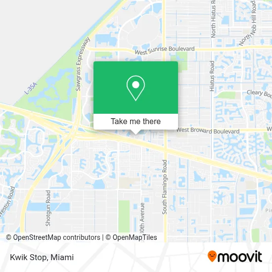Kwik Stop map