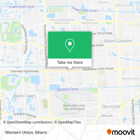 Western Union map