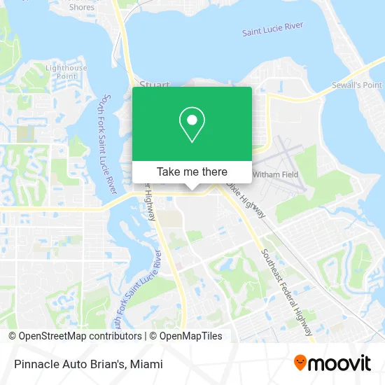 Pinnacle Auto Brian's map