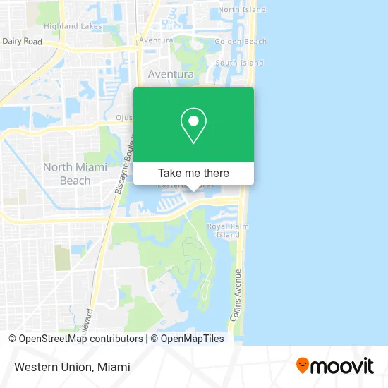 Western Union map