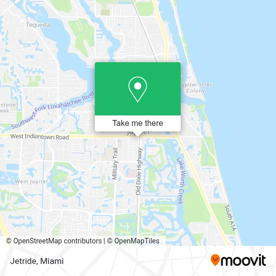 Jetride map
