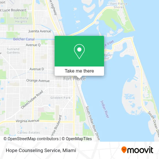 Hope Counseling Service map