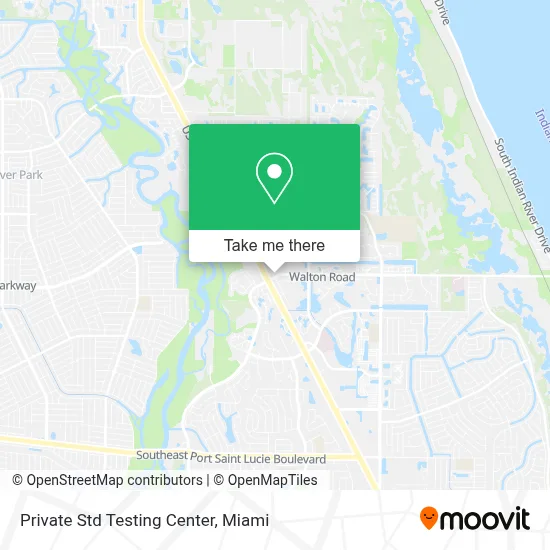 Private Std Testing Center map