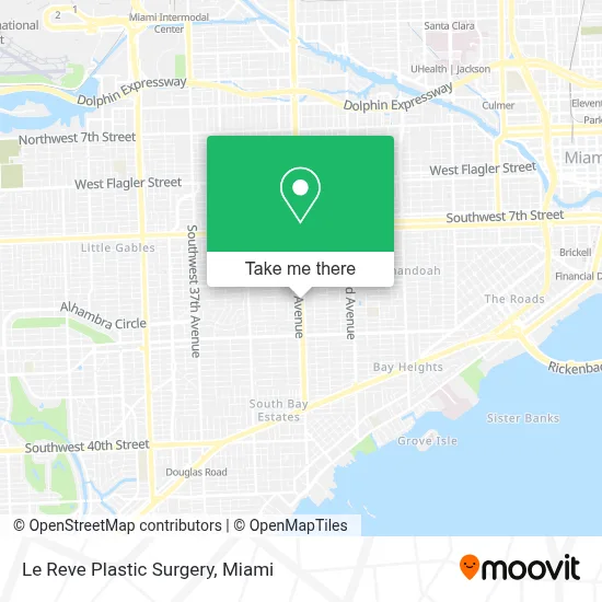Le Reve Plastic Surgery map