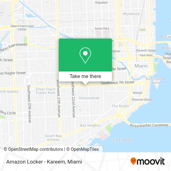 Amazon Locker - Kareem map