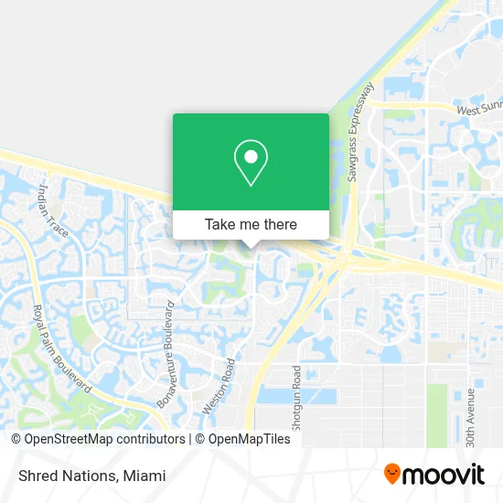Shred Nations map