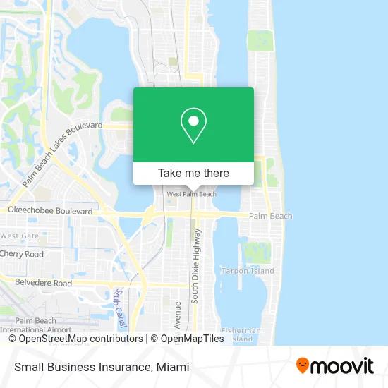 Small Business Insurance map