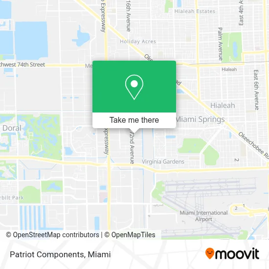 Patriot Components map