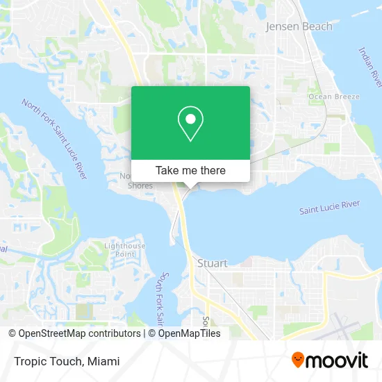 Tropic Touch map
