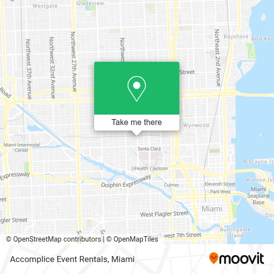 Accomplice Event Rentals map