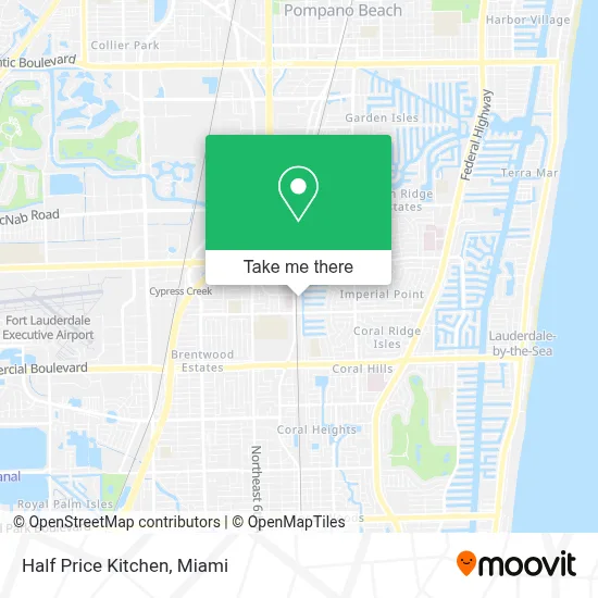 Half Price Kitchen map