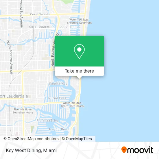 Key West Dining map