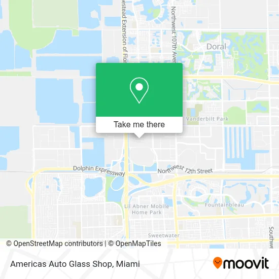 Americas Auto Glass Shop map