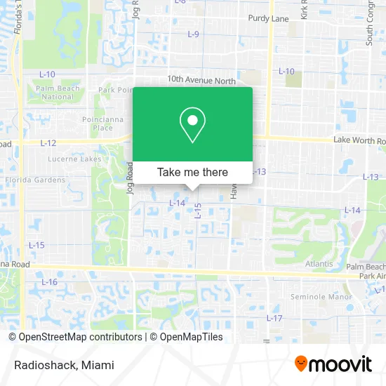 Radioshack map