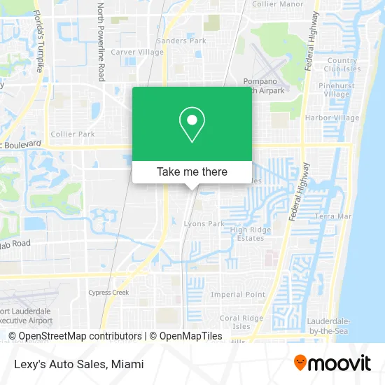 Lexy's Auto Sales map