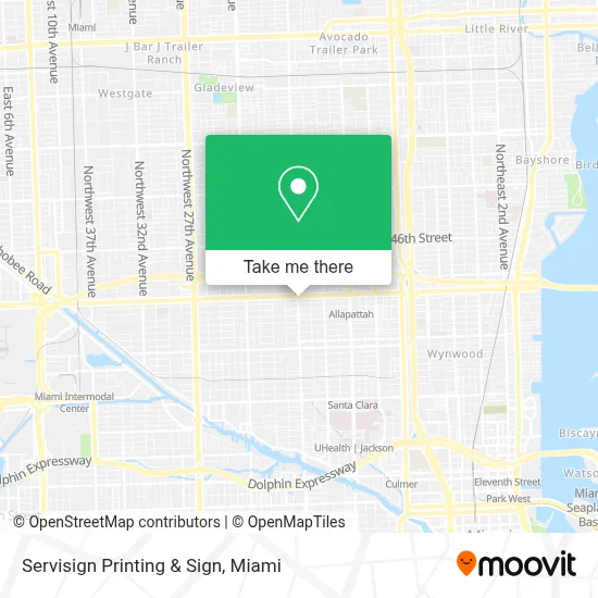 Servisign Printing & Sign map