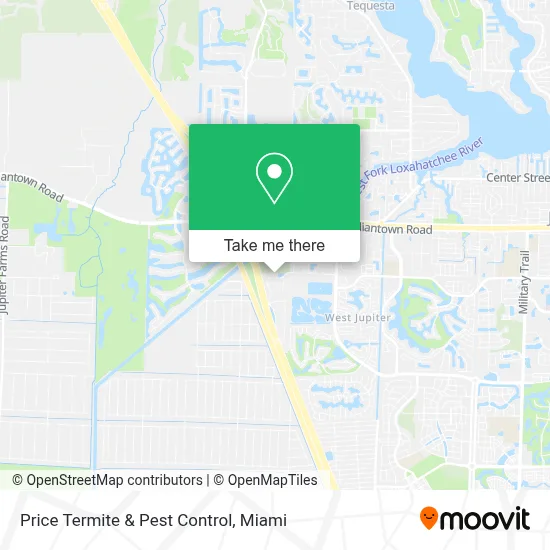 Price Termite & Pest Control map
