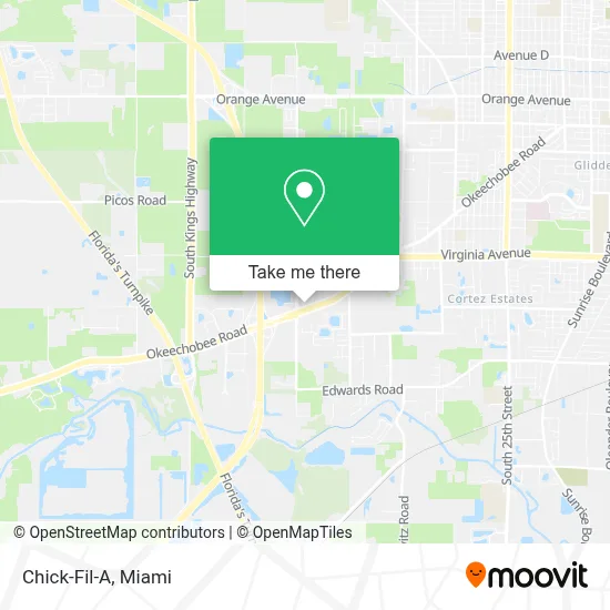Chick-Fil-A map