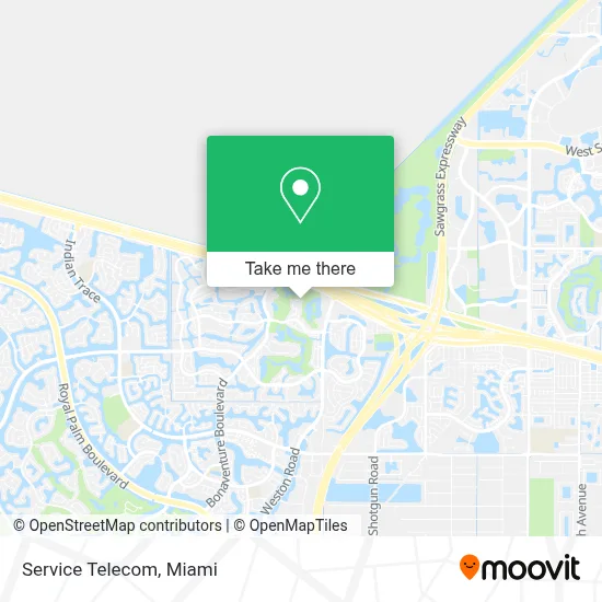 Service Telecom map