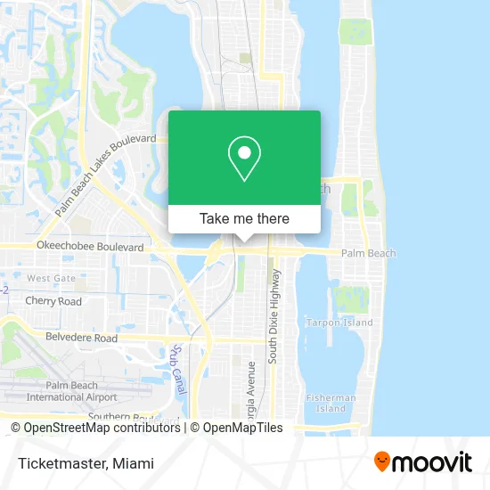 Ticketmaster map