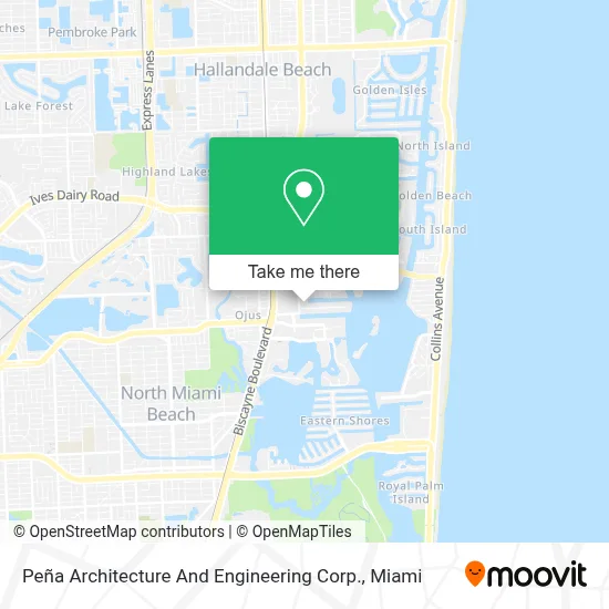 Peña Architecture And Engineering Corp. map