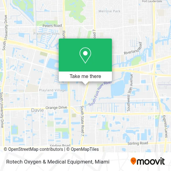 Rotech Oxygen & Medical Equipment map