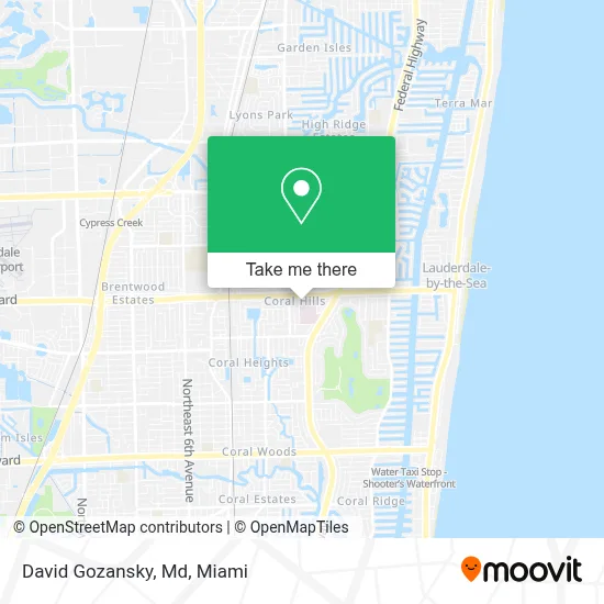 David Gozansky, Md map