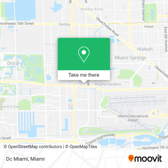 Dc Miami map