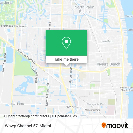 Wbwp Channel 57 map