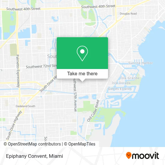 Epiphany Convent map