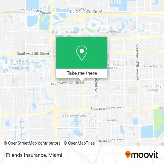 Friends Insurance map