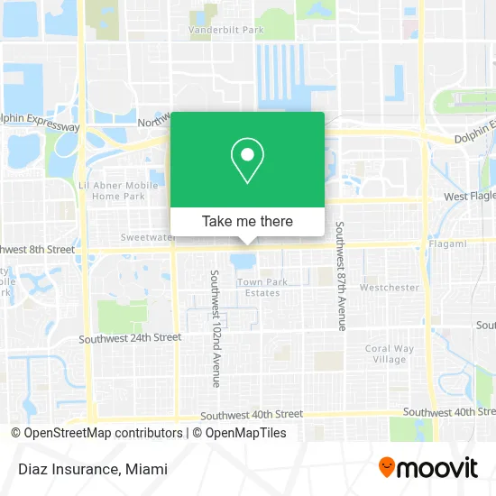 Diaz Insurance map