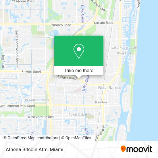 Athena Bitcoin Atm map