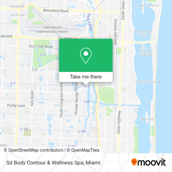Sd Body Contour & Wellness Spa map