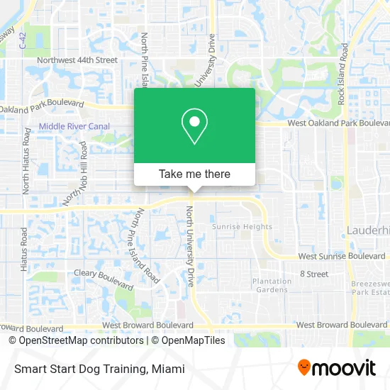 Smart Start Dog Training map