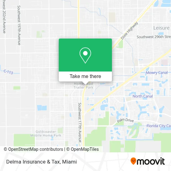 Delma Insurance & Tax map