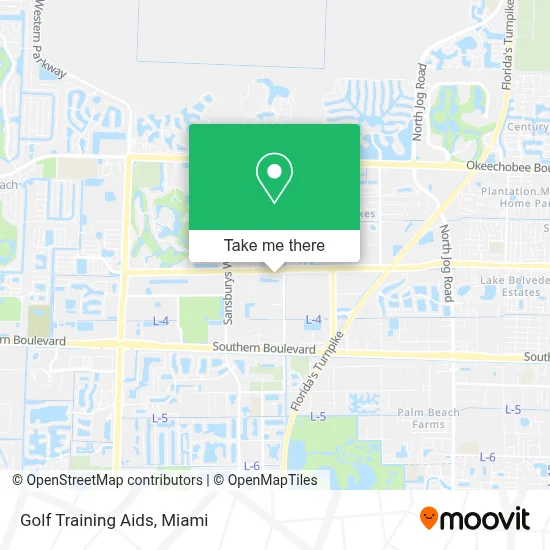 Golf Training Aids map