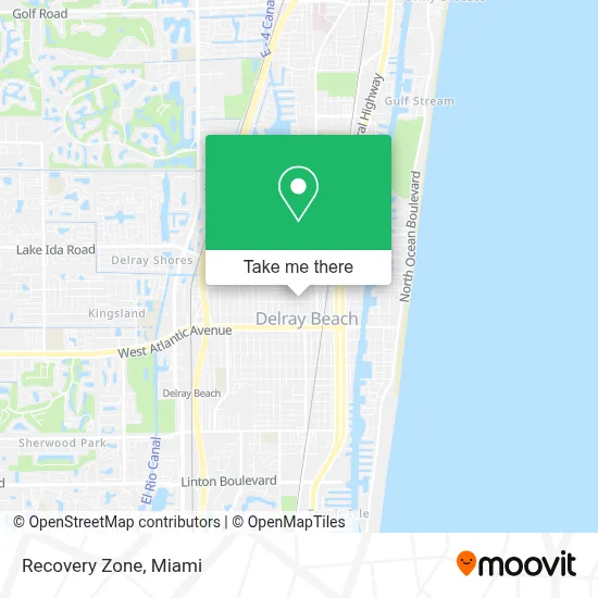 Recovery Zone map