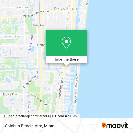 Coinhub Bitcoin Atm map