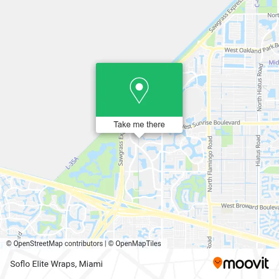 Soflo Elite Wraps map