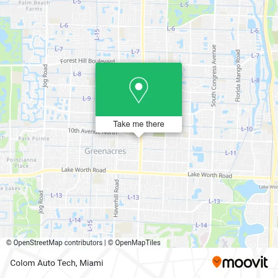 Colom Auto Tech map