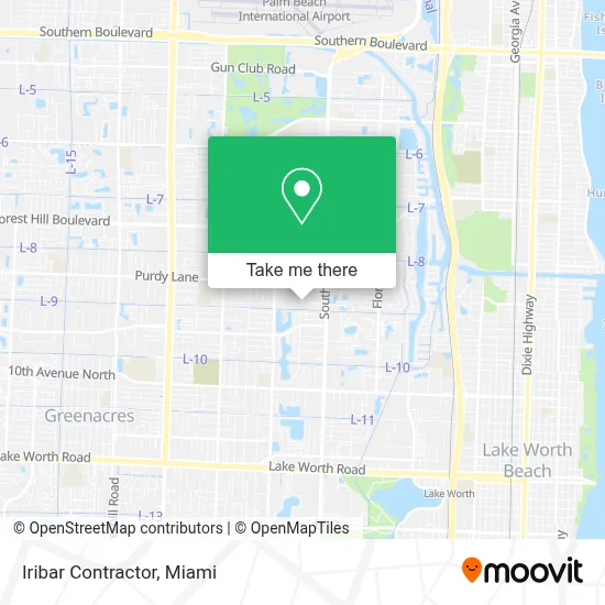 Iribar Contractor map