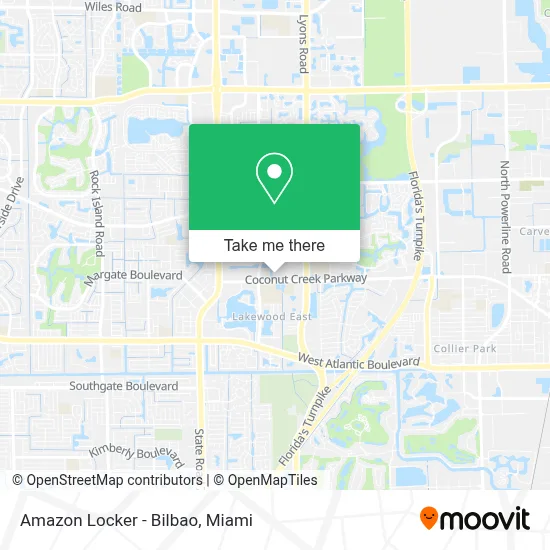 Amazon Locker - Bilbao map
