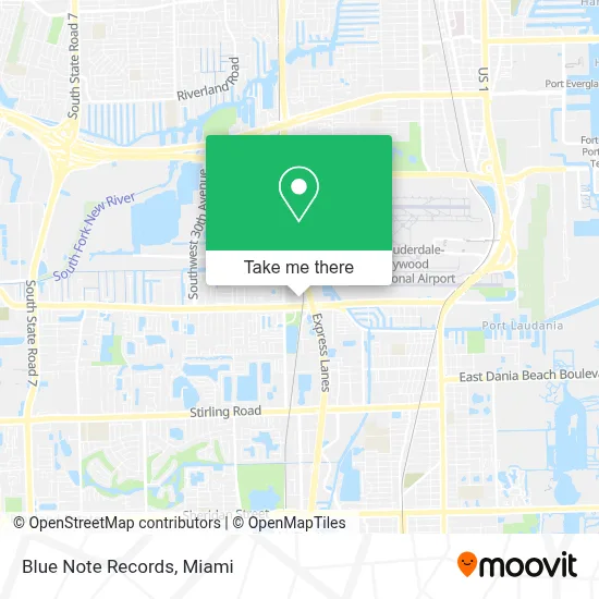 Blue Note Records map